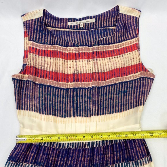 Nautical Pleated A Line Dress with Pockets Rachel by Rachel Roy - Picture 11 of 15